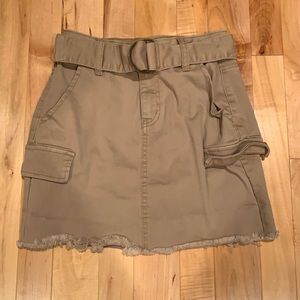 Khaki So Skirt Size 0